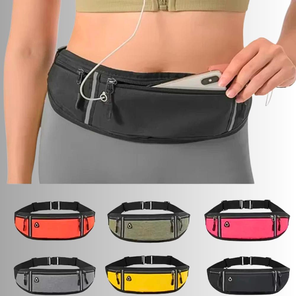 Marsupio per Runner con Strisce Fluorescenti