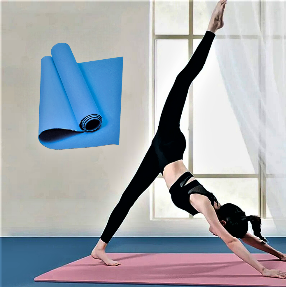 Tappetino per Yoga in Gomma Naturale ed EVA: Comfort, Durabilità e Sicurezza