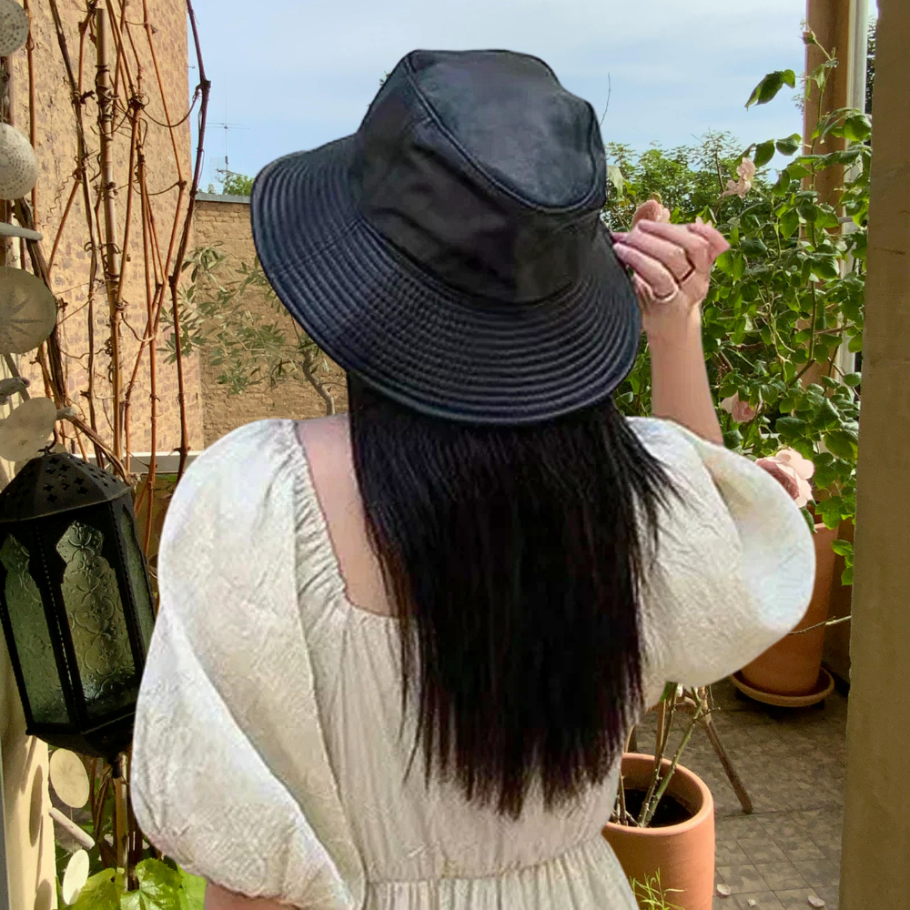 Cappello a Tesa Larga in Pelle d'Agnello
