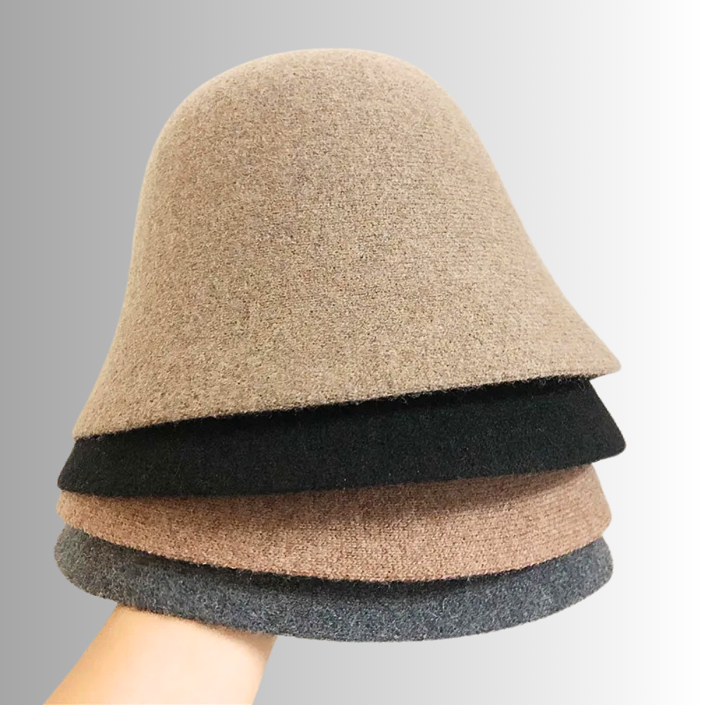 Cappello a Secchiello in Misto Lana