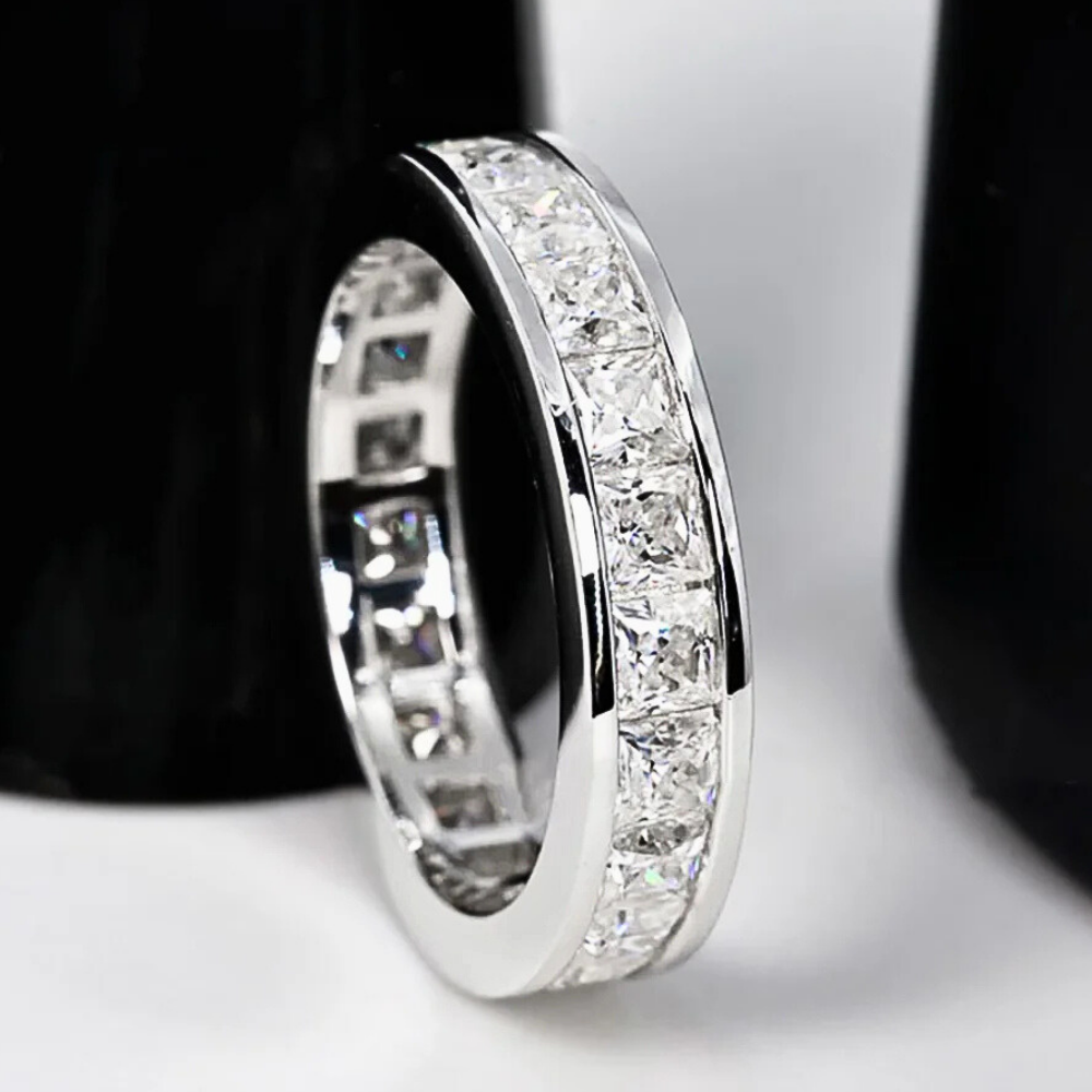 Mini Collezione di Fedine con Moissaniti Taglio Princess