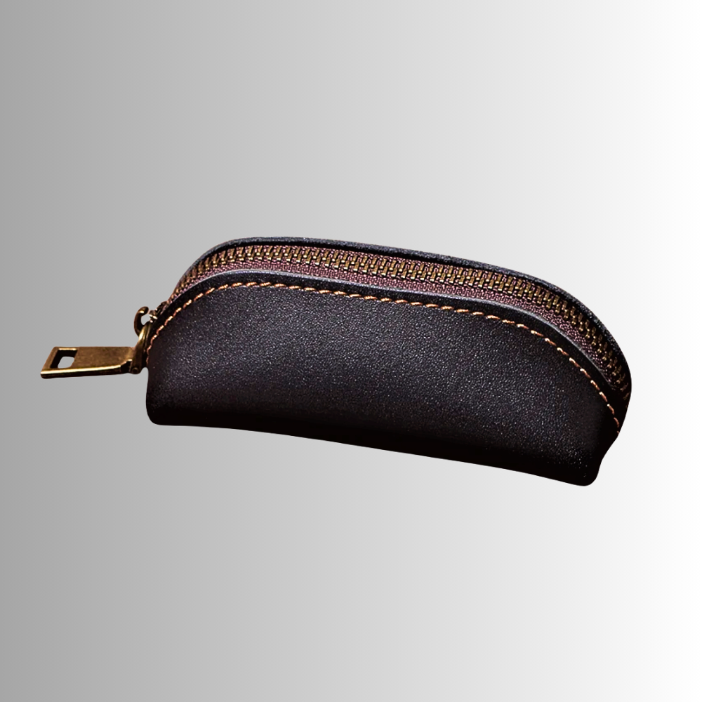 Portachiavi a Pochette in Pelle di Vitellino