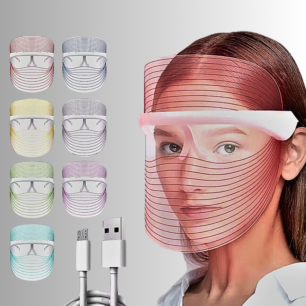 Maschera a 7 LED Fotonici da Viaggio