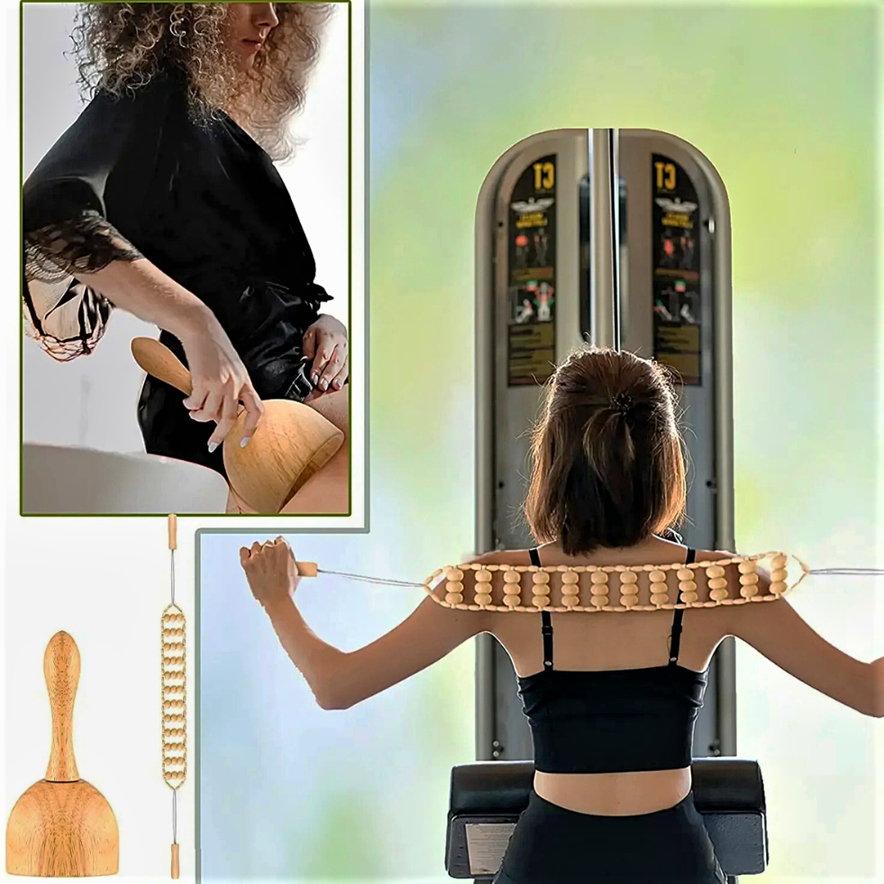 Strumenti Professionali per Massaggi in Legno Massiccio e Bamboo