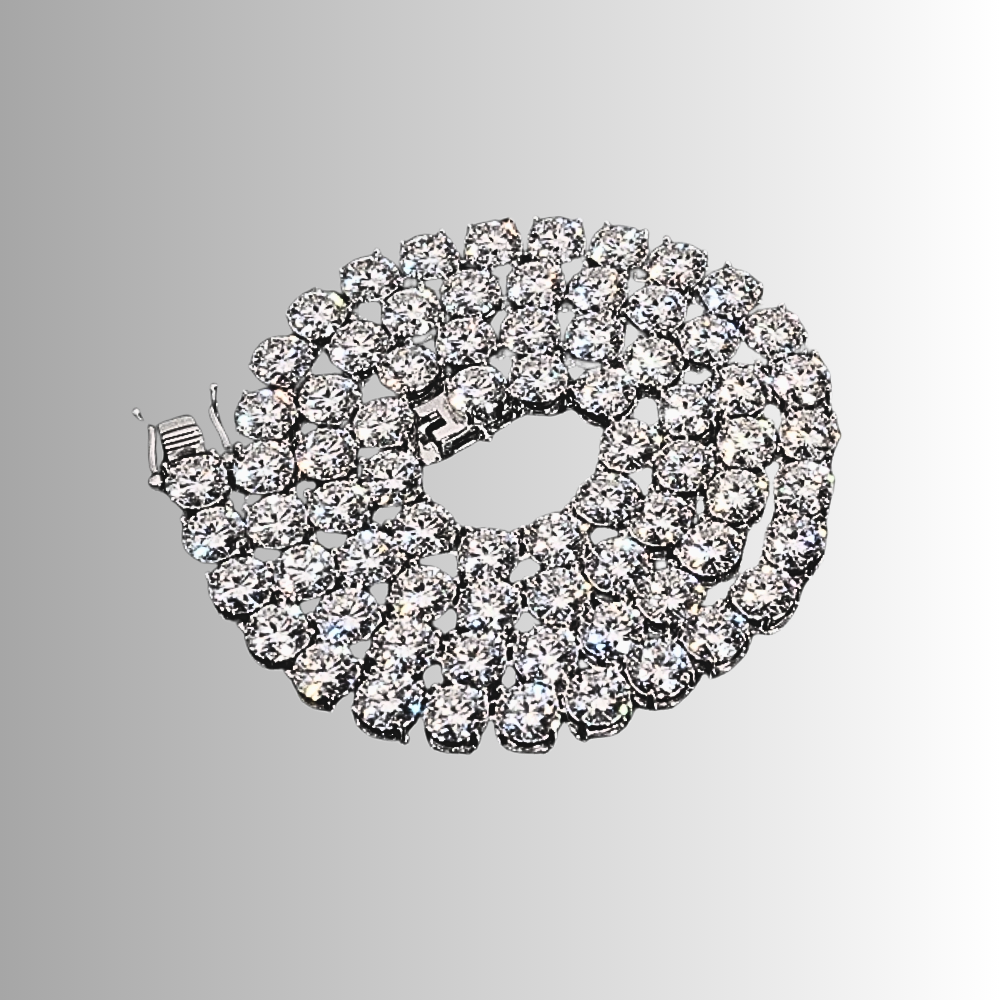 Bracciale  e Collana Tennis con Moissaniti da ct 1.00 cadauna