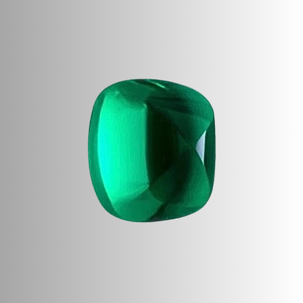 Smeraldi Colombiani Lab Grown Taglio Sugar Loaf