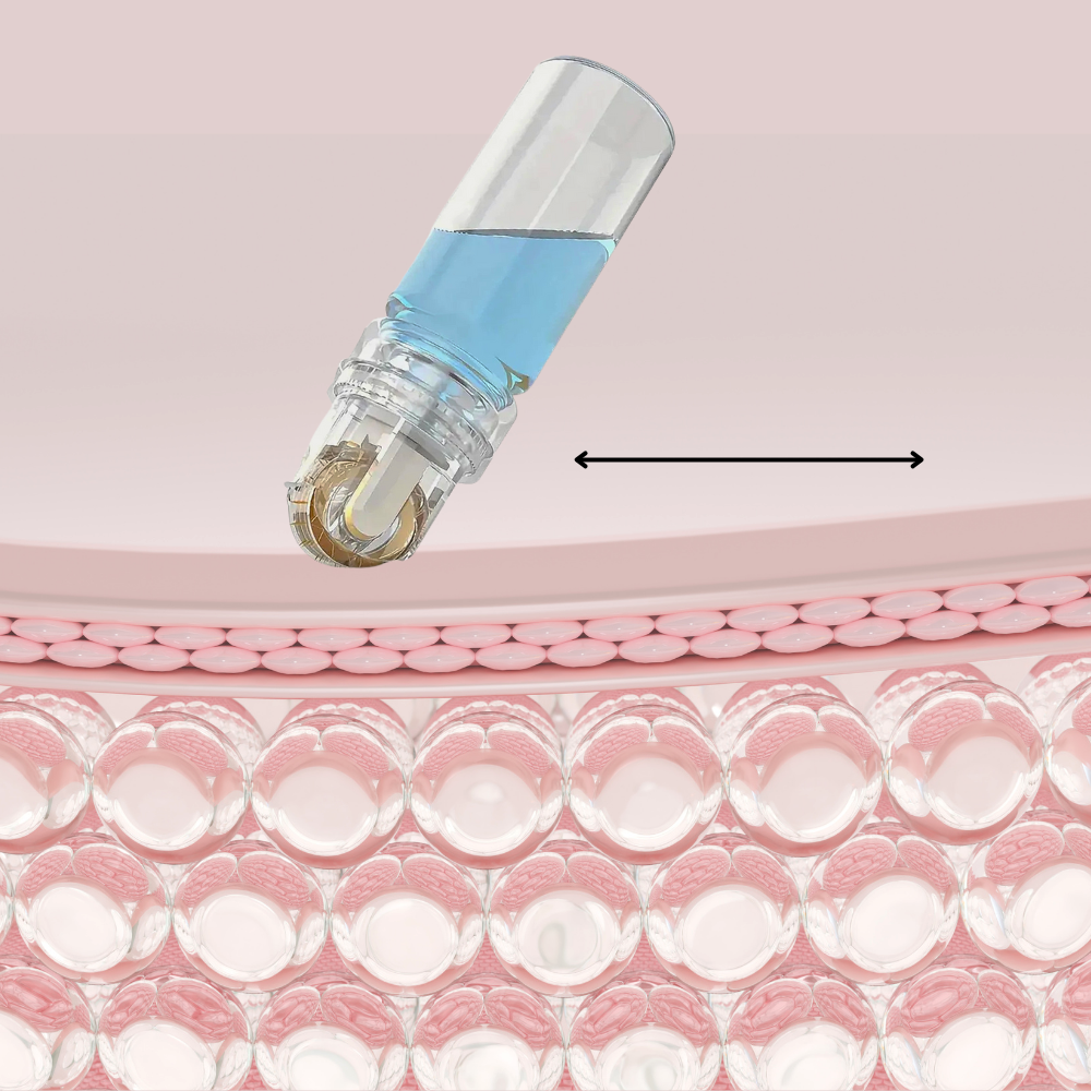 Applicatore di Siero Professionale con Micro Aghi in Titanio