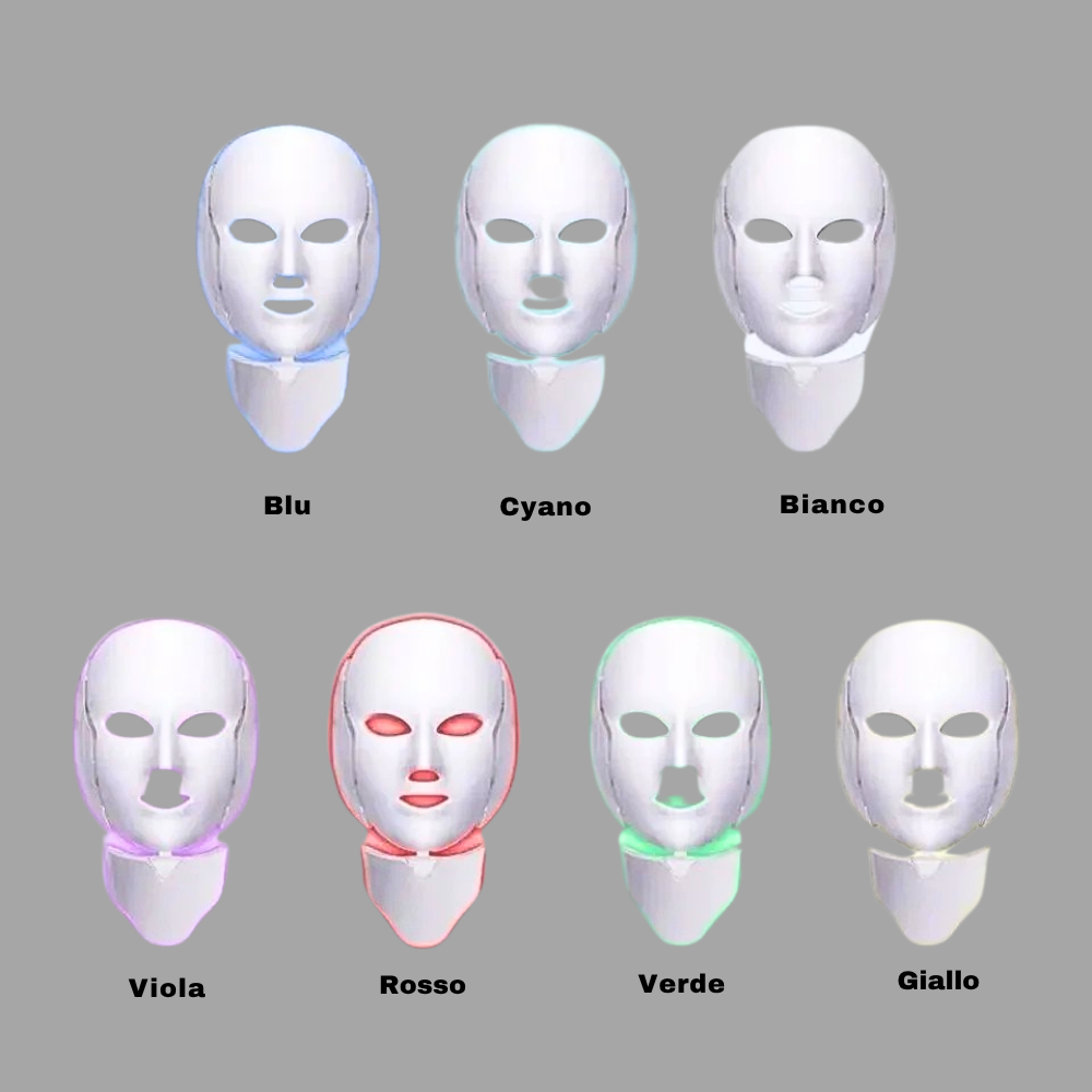 Maschera a 7 colori di LED Fotonici