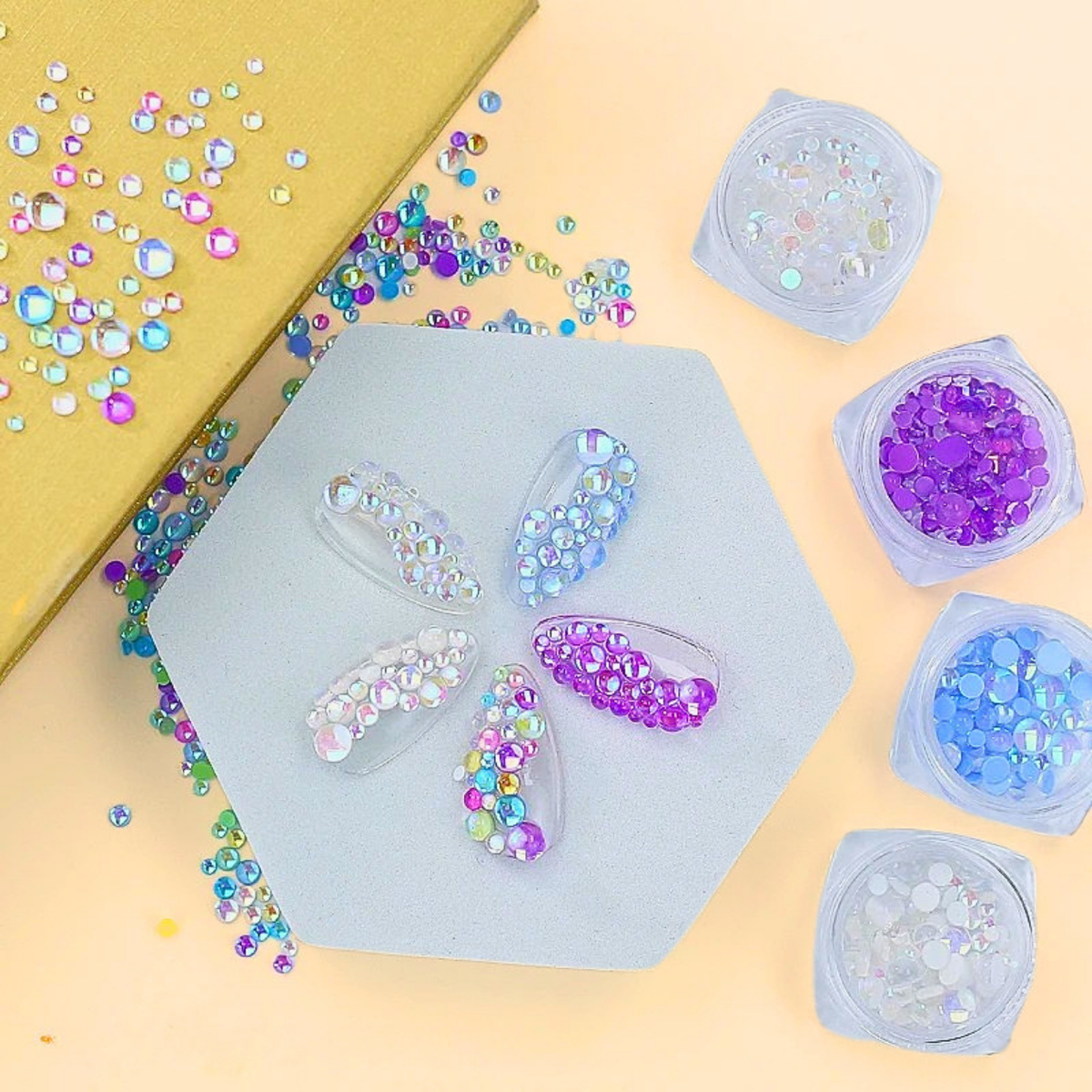 Strass in Resina Acrilica per Nail Art