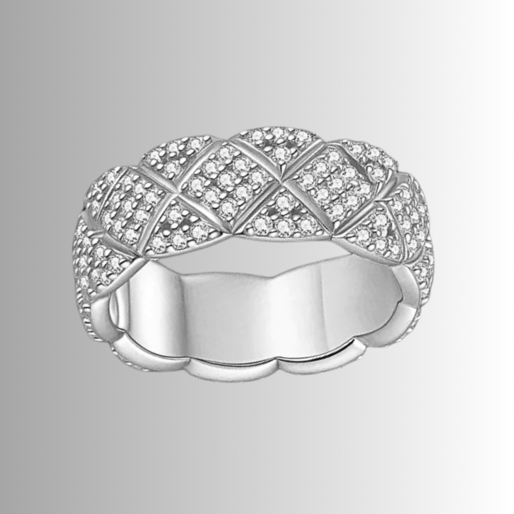 Fascia con Moissaniti D Color per ct 1,53