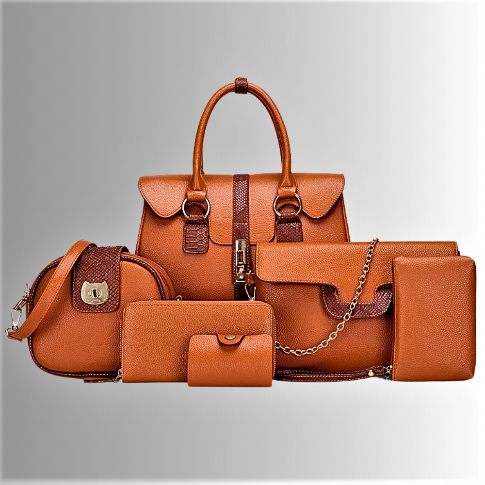 Set da 6 pezzi di Borse e Accessori Eleganza e Praticità in Ogni Dettaglio