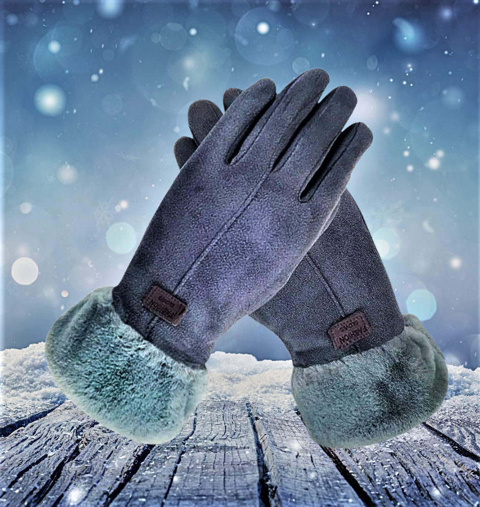 Guanti Scamosciati Touch Screen