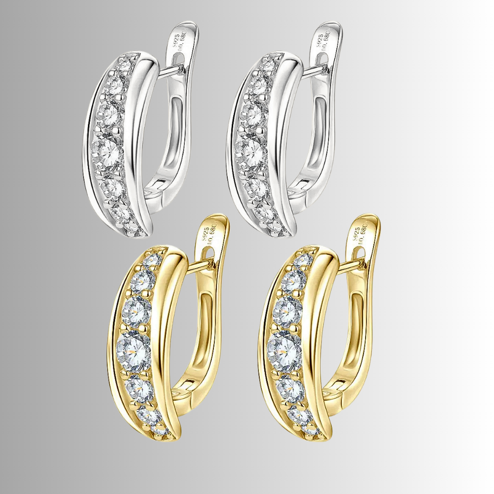 Orecchini a Monachella con Moissaniti per ct 0,68