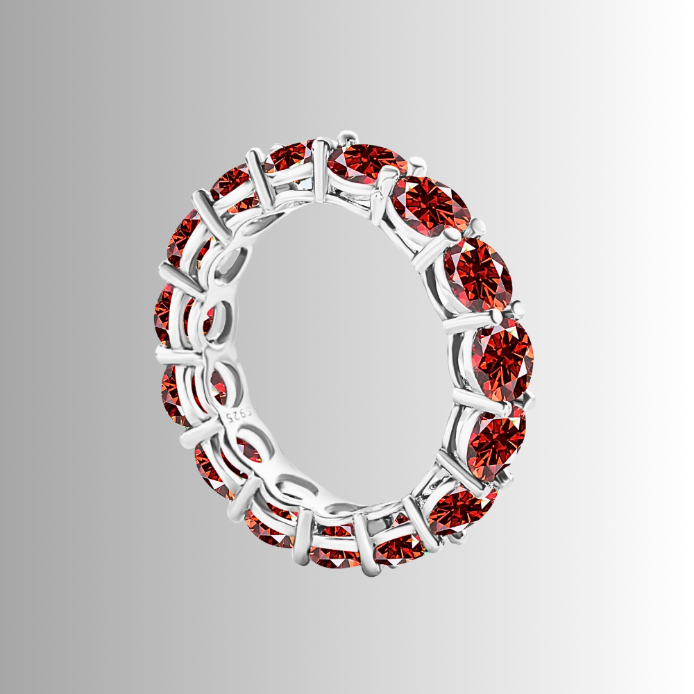 Eternity con Moissaniti Colorate per ct 7,00