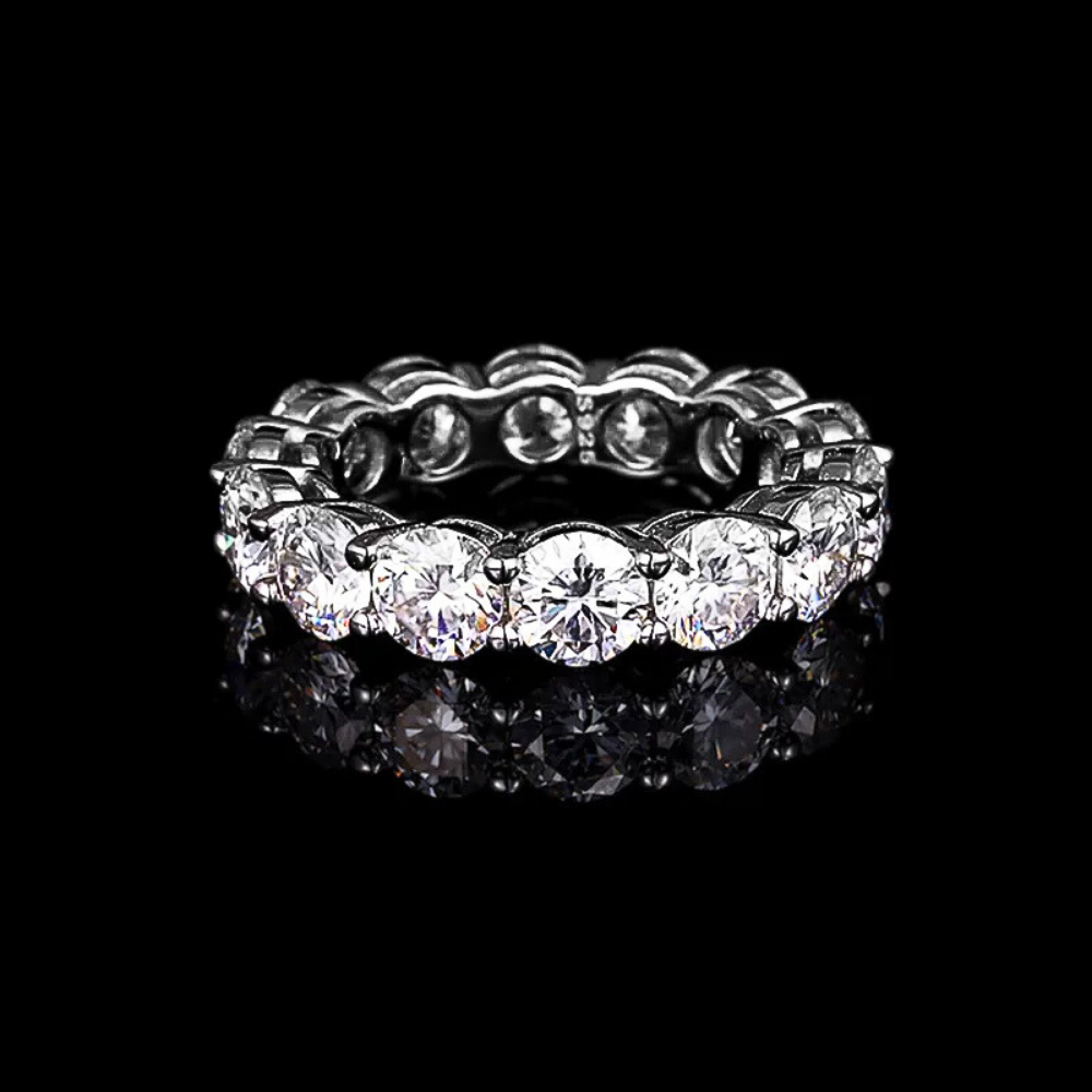 Mini Collezione di Eternity con Moissaniti Colorate