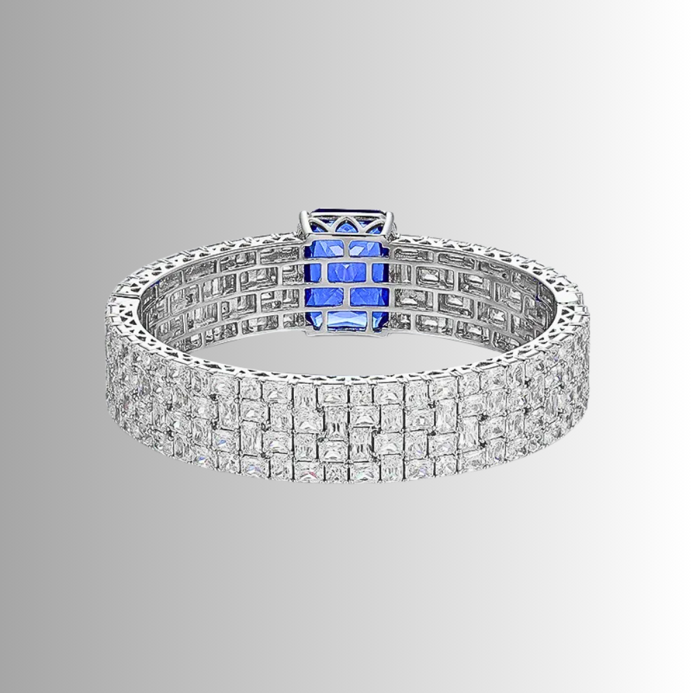 Bracciale Rigido a Fascia con Gemme Premium