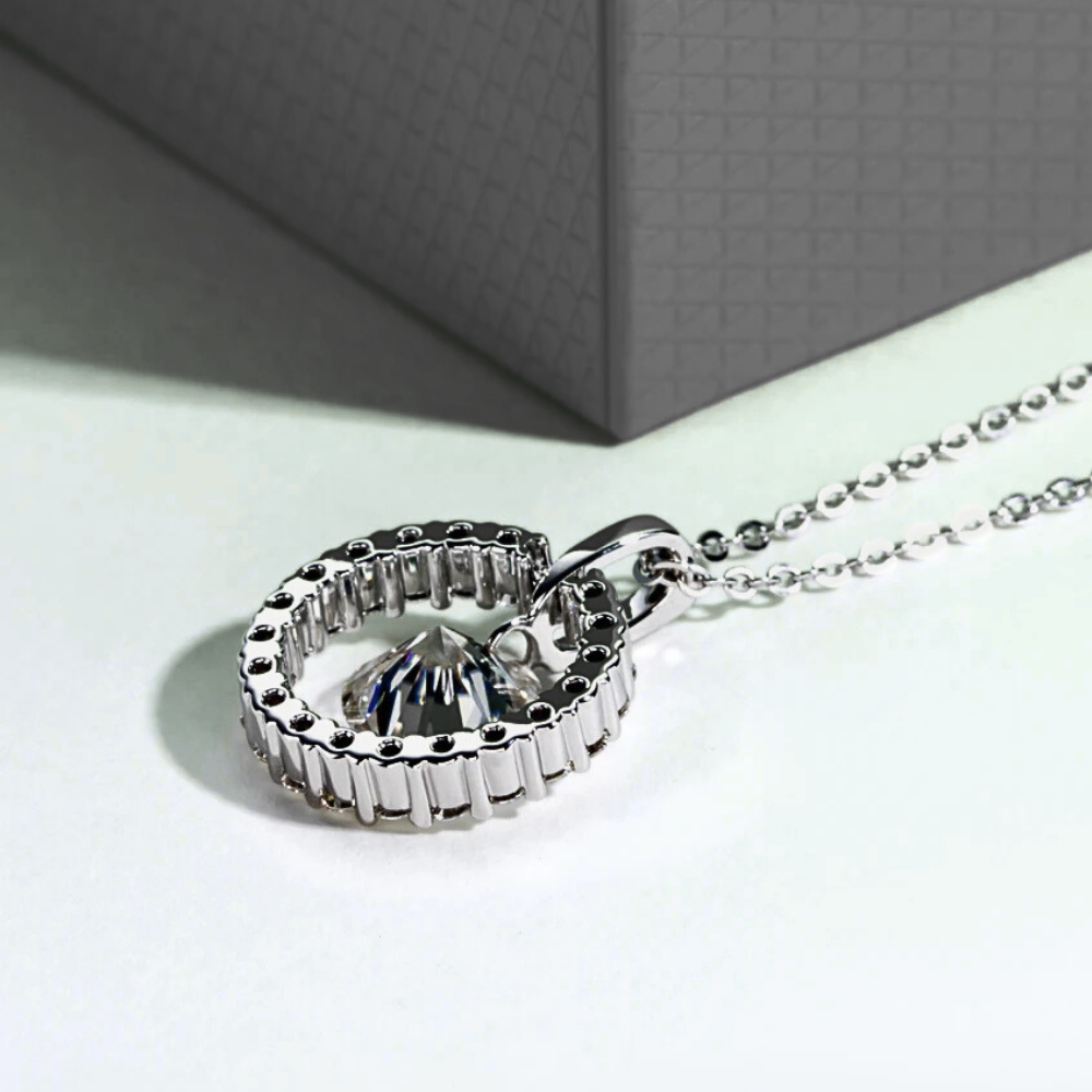 Collana con Ciondolo di Moissaniti per ct 3,79