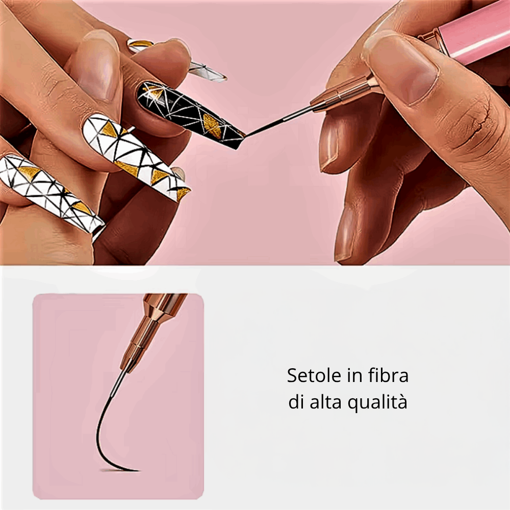 Set Professionale Pennelli per Nail Art e Make-Up