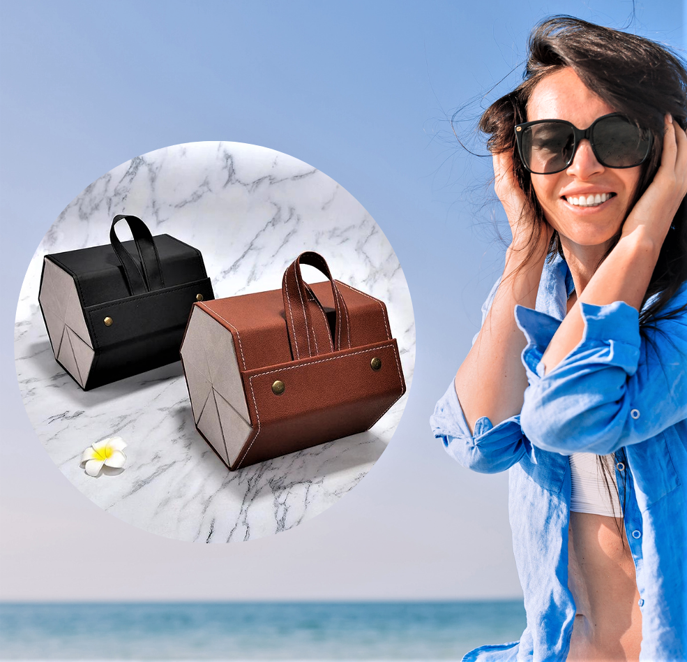 Estuche de viaje para gafas ¡Protege tus gafas con estilo!