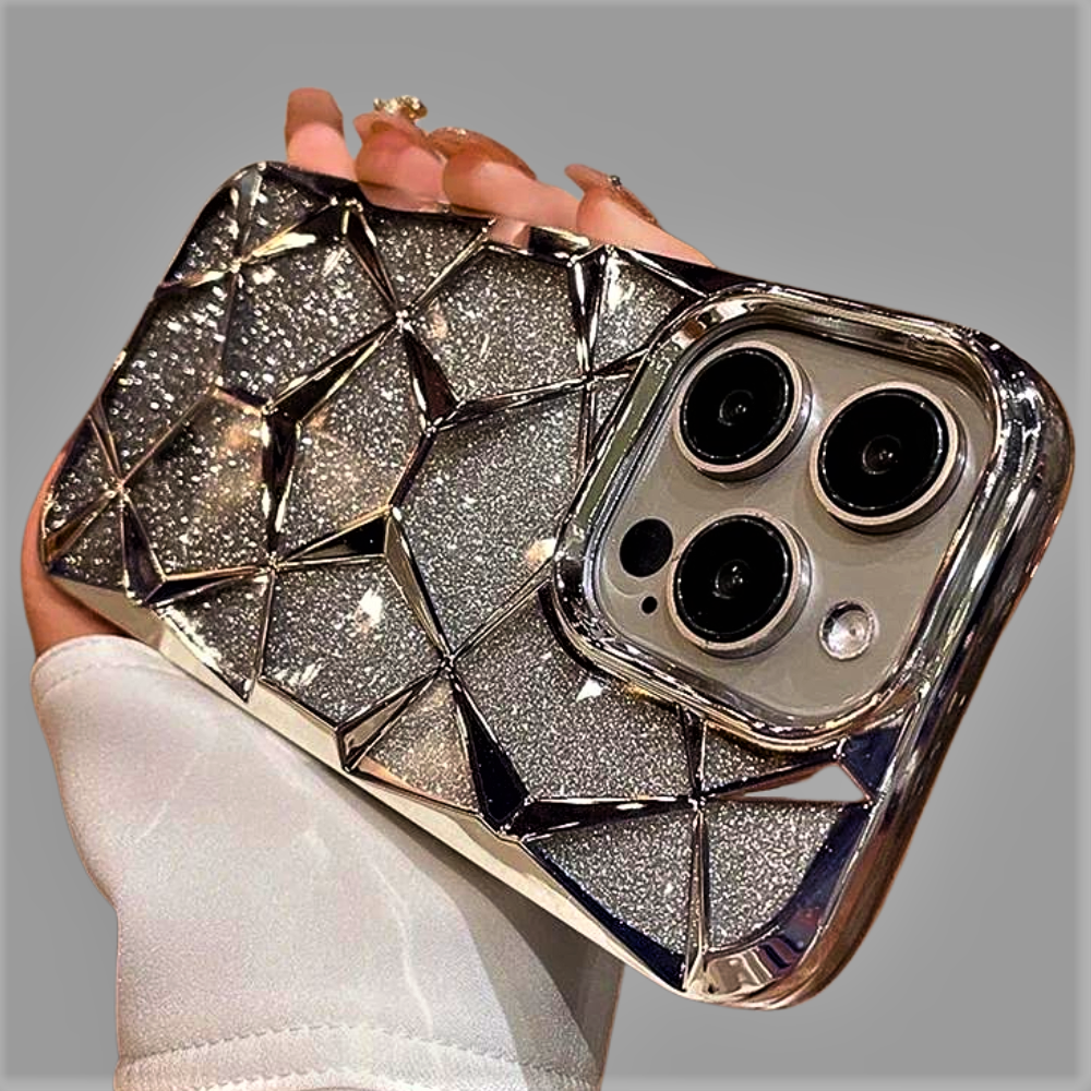 Cover Fashion Glitter e Forme 3D  per iPhone