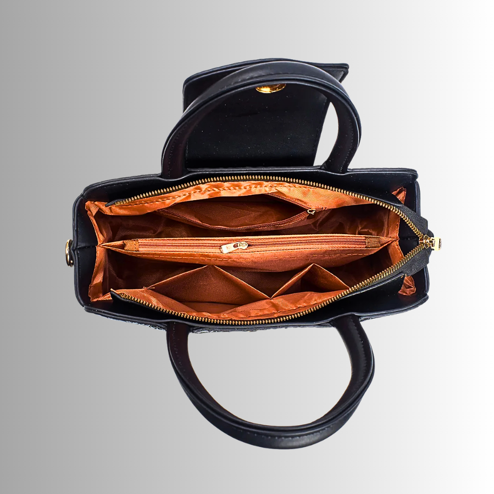 Borsa con Lavorazione Coccodrillo