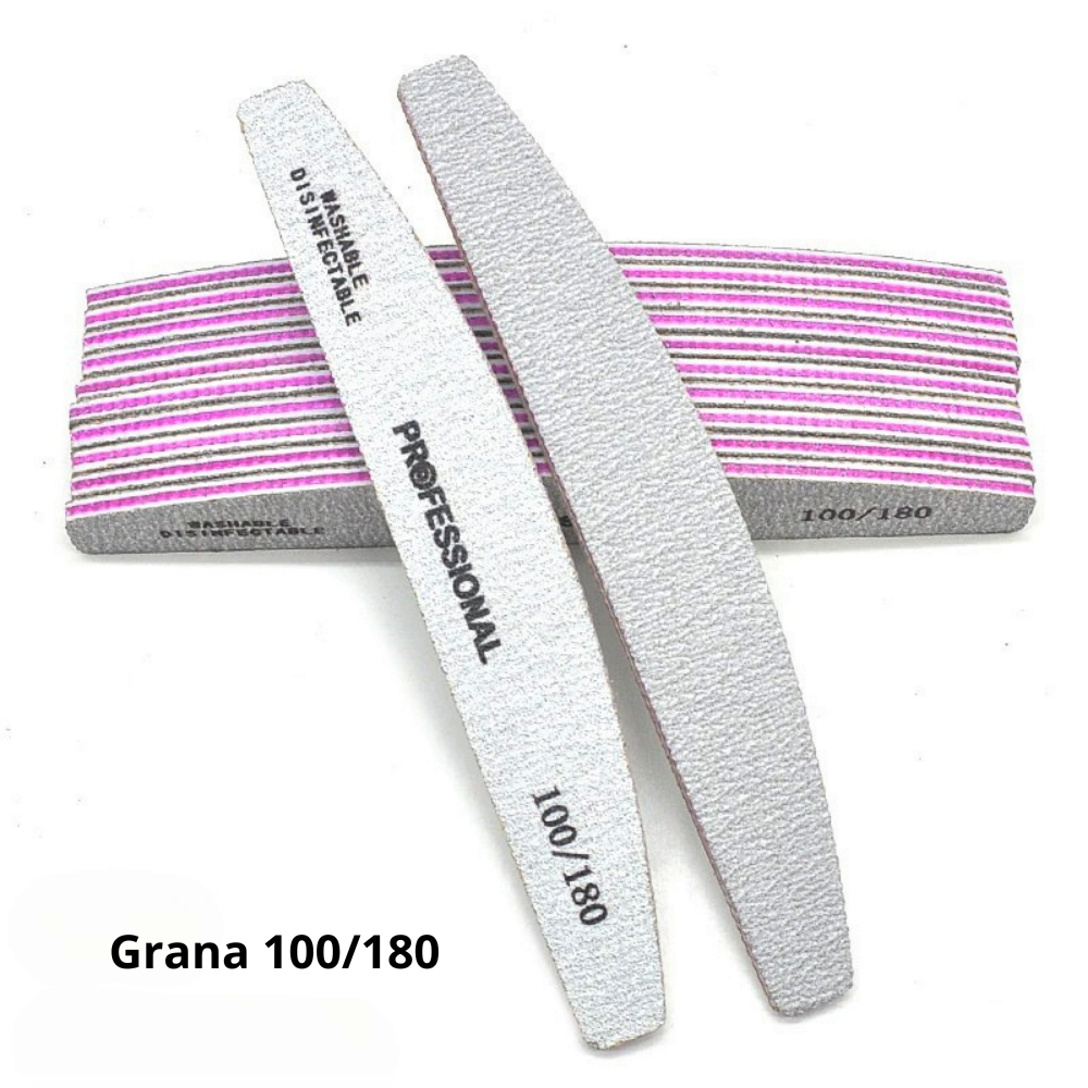 Set di 10 Limette per Manicure e Pedicure