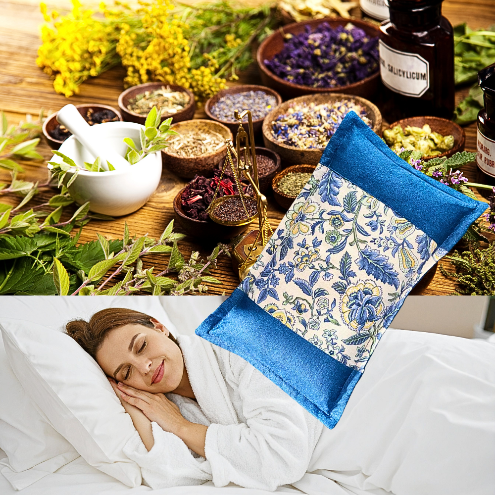 Cuscino Fitoterapico per il Benessere Respiratorio alle 12 Erbe