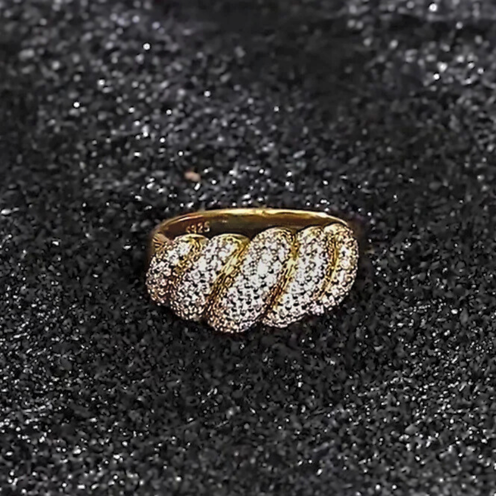 Fascia a Pavè con Moissaniti per ct 1,28