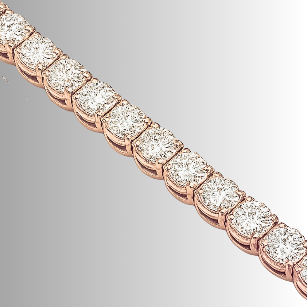 Bracciale  e Collana Tennis con Moissaniti da ct 1.00 cadauna