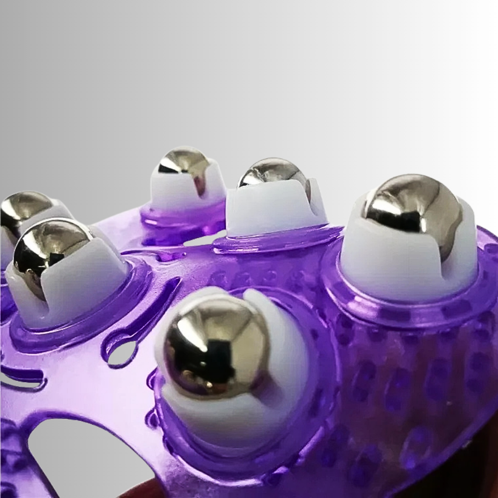 Guanto Anti Cellulite con 9 sfere rotanti in acciaio medicale