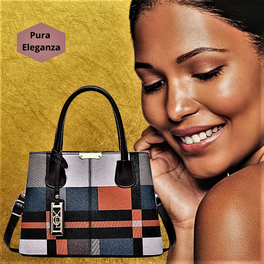Bolso de moda de tela multicolor La originalidad se une a la modernidad