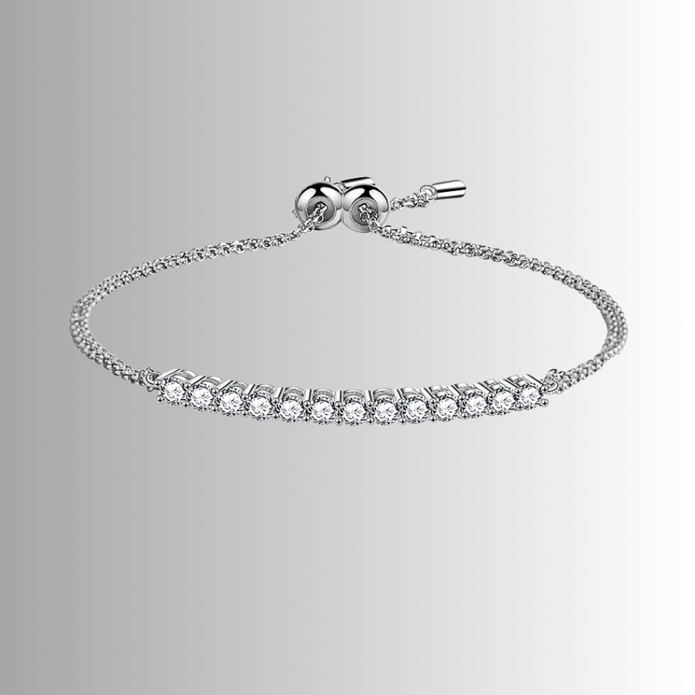 Bracciale a Maglie con Barretta di Moissaniti per ct 1,30