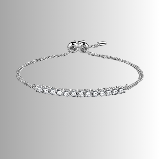 Bracciale a Maglie con Barretta di Moissaniti per ct 1,30