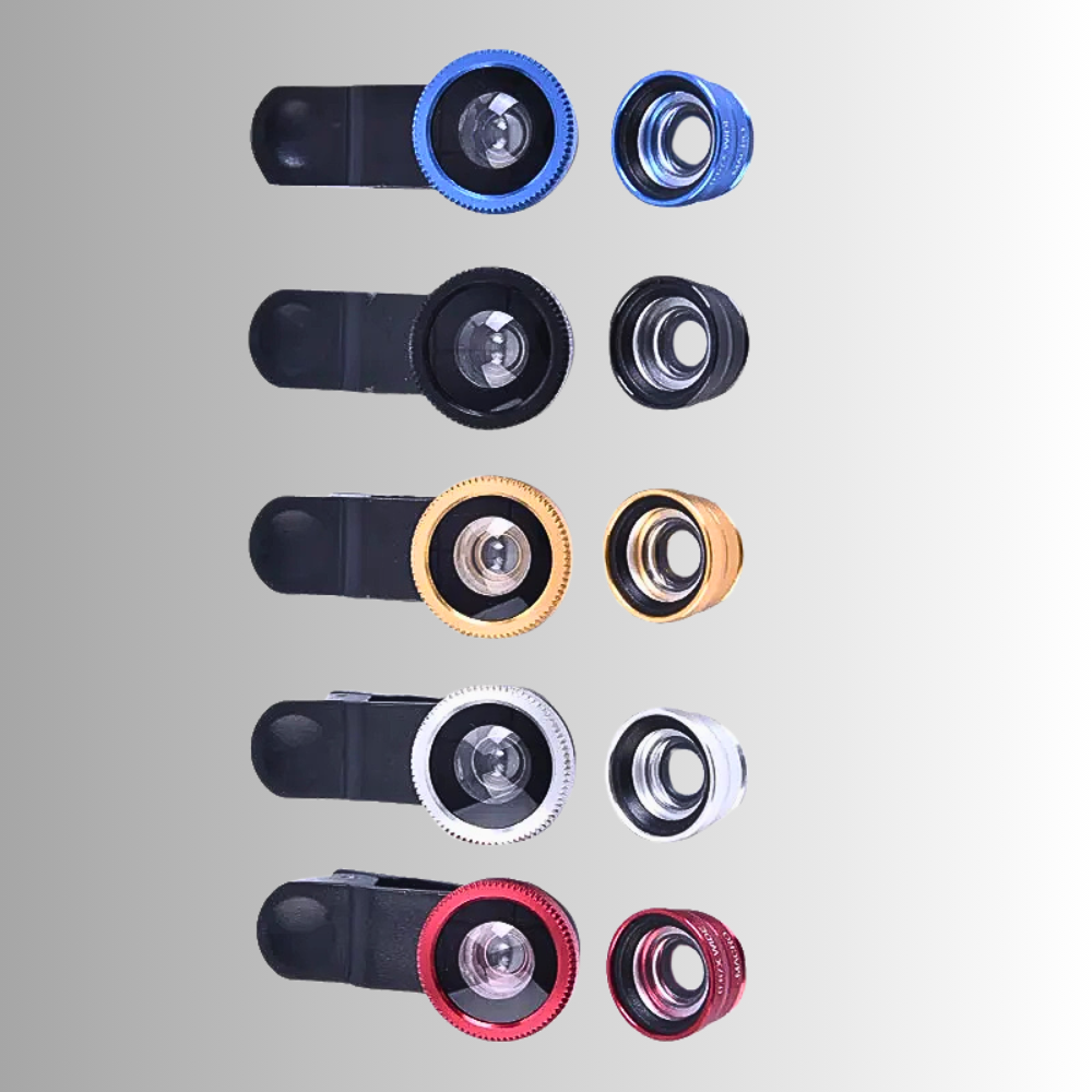 Obiettivo Universale per Smartphone 3 in 1