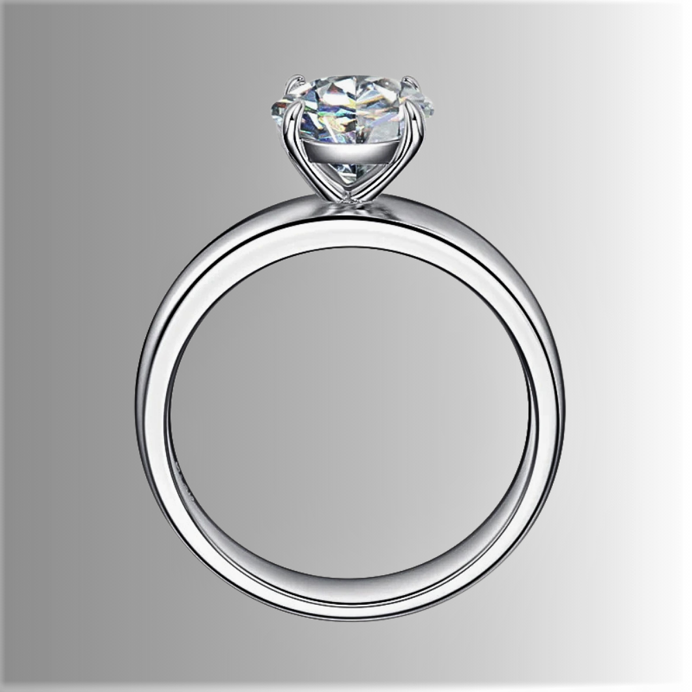 Solitario con Moissanite D Color VVS1 da ct 2,00