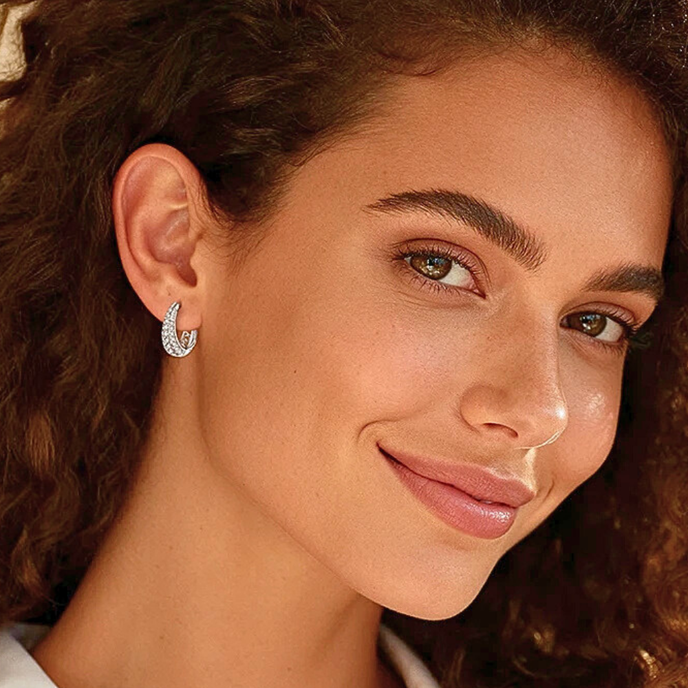 Orecchini a Goccia con Pavè di Moissaniti per ct 1,50