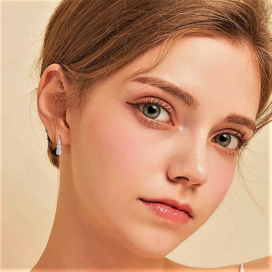 Orecchini a Monachella con Moissaniti per ct 1,86