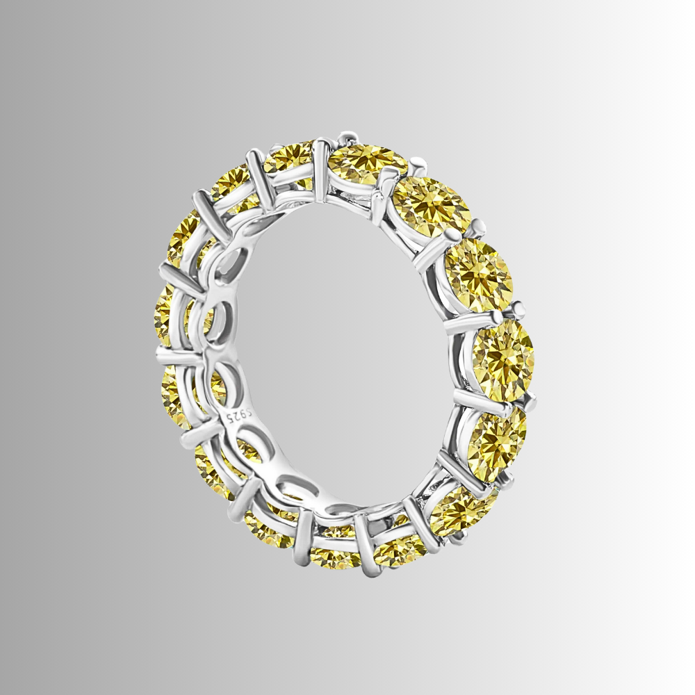 Eternity con Moissaniti Colorate per ct 7,00
