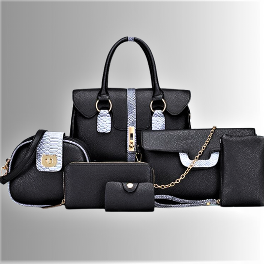 Conjunto de 6 piezas de bolsos y accesorios Elegancia y practicidad en cada detalle