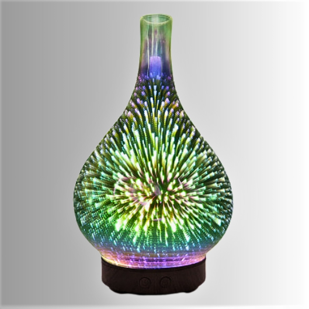 Lampada 3D e Diffusore per Aromaterapia