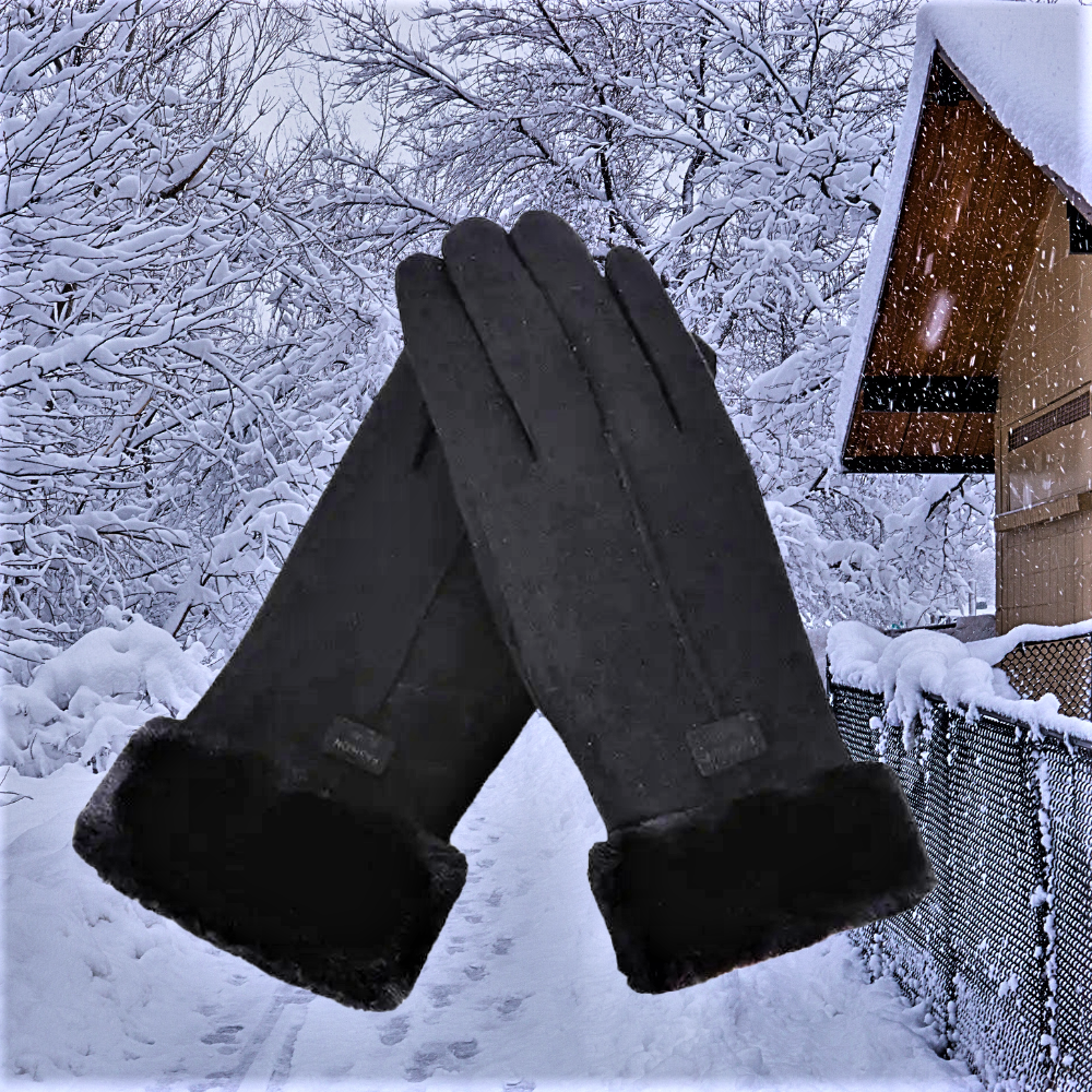 Guanti Scamosciati Touch Screen