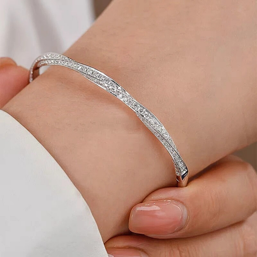 Bracciale a Spirale con Moissaniti