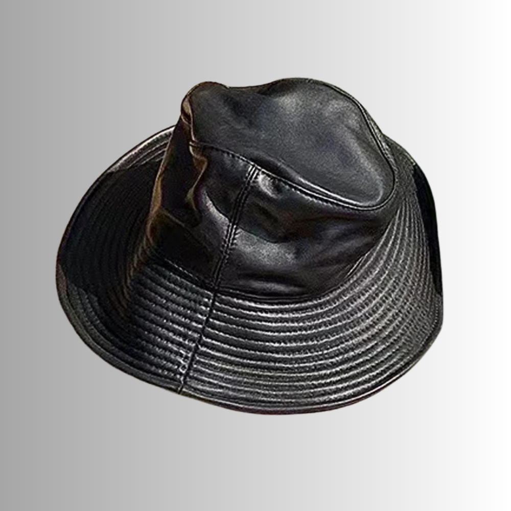 Cappello a Tesa Larga in Pelle d'Agnello