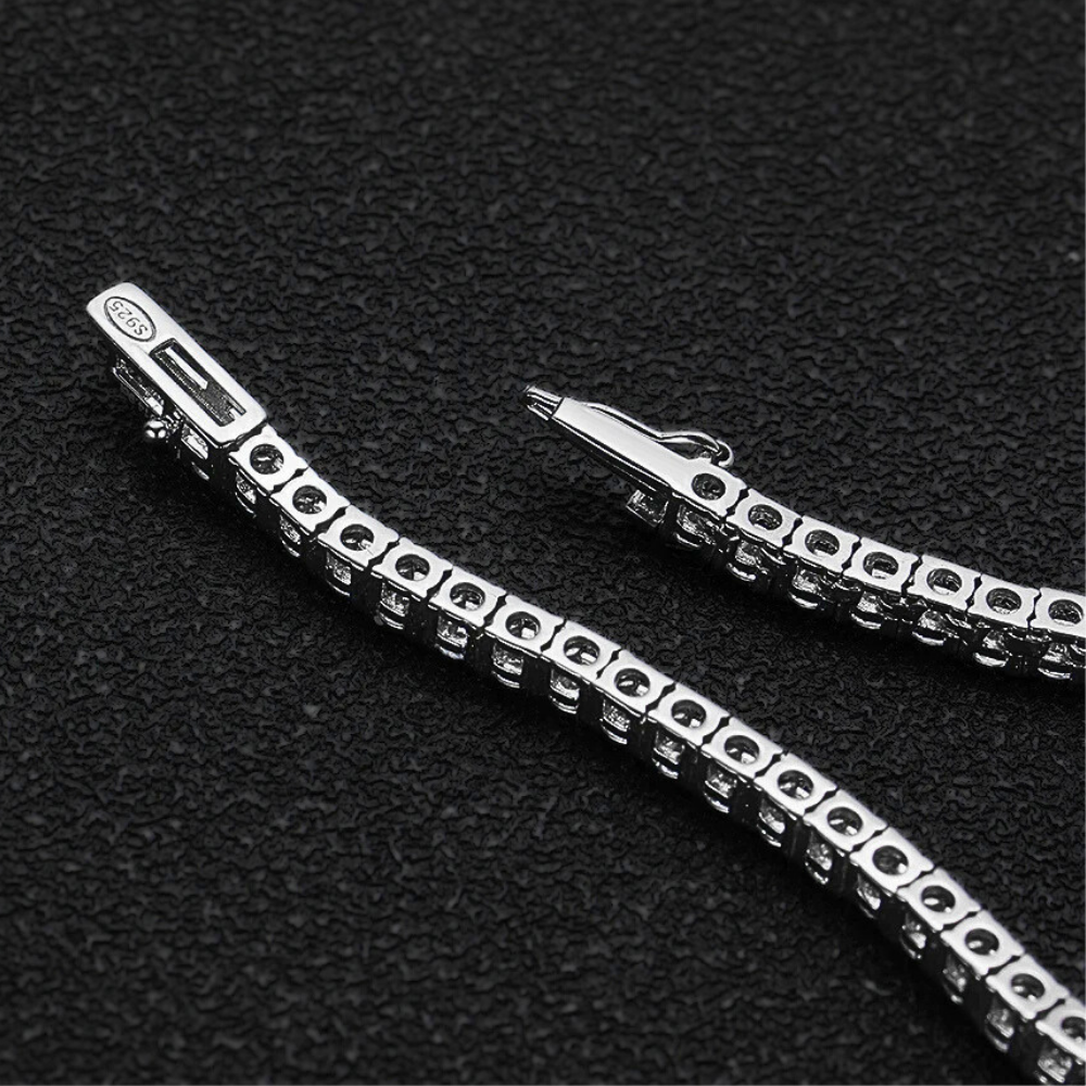 Collana Tennis Pendente con Moissaniti