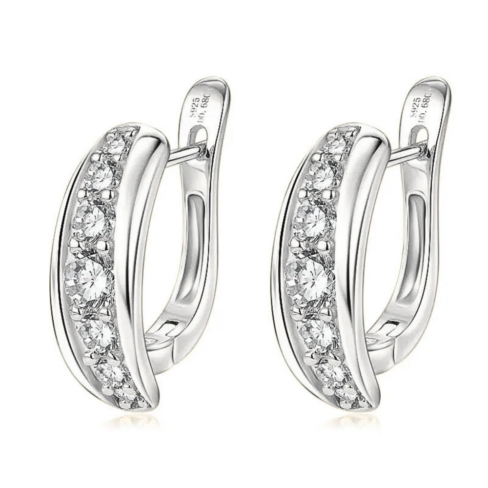 Orecchini a Monachella con Moissaniti per ct 0,68