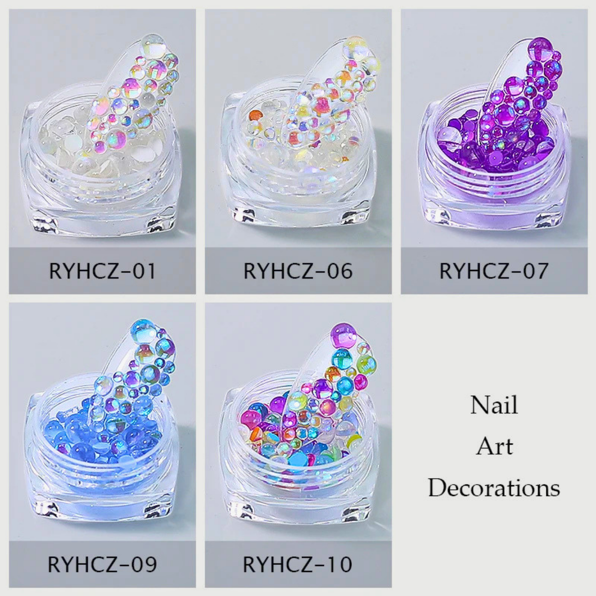 Strass in Resina Acrilica per Nail Art