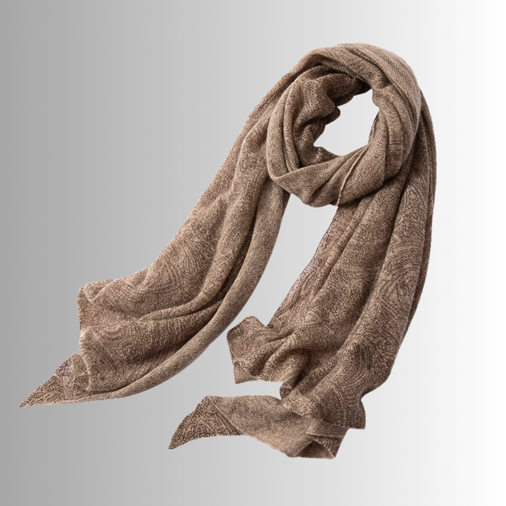 Sciarpa in Puro Cachemire Jacquard