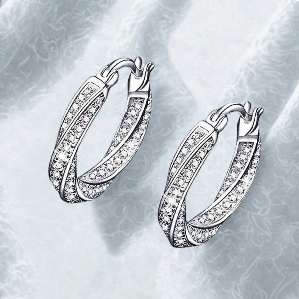 Orecchini a Spirale con Moissaniti per ct 1,20