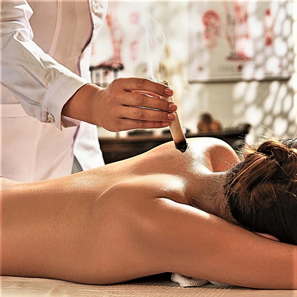 Set di 10 candele di Moxa