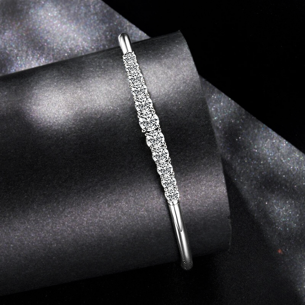 Bracciale Rigido con Moissaniti per ct 3,60